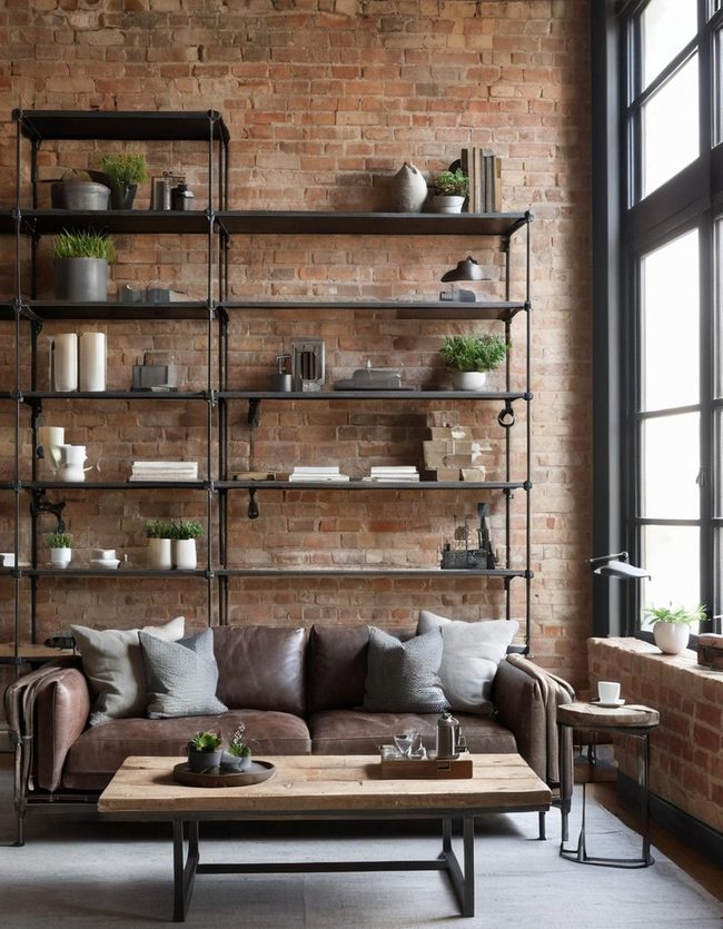 Steel and Timber Living Space