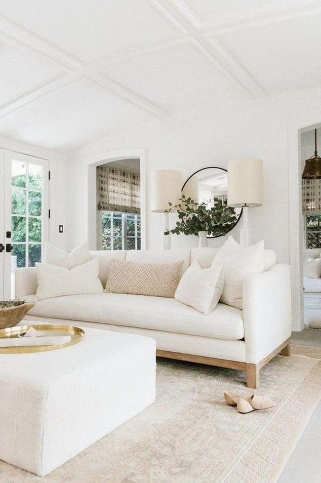 White Beams, Natural Light, Living Plants