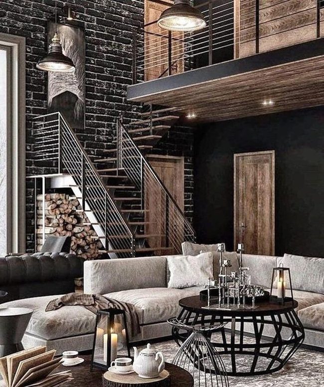 Brick And Candlelight Industrial Living