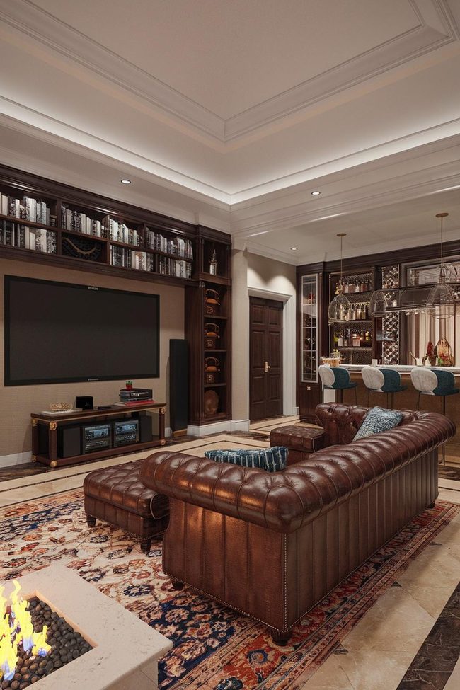 Marble Countertop Luxury Bar