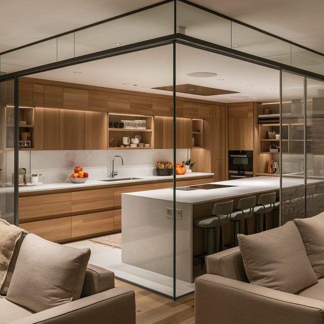 Seamless Storage Enhances Open Space