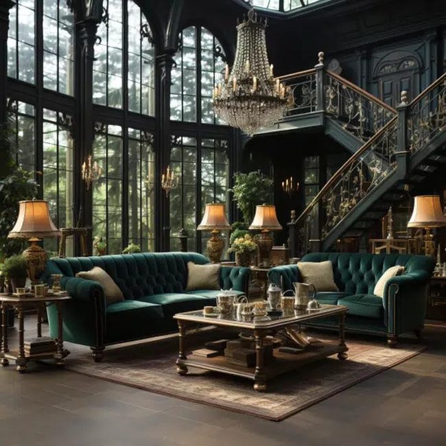 Rich Velvet Sofas In Jewel Tones