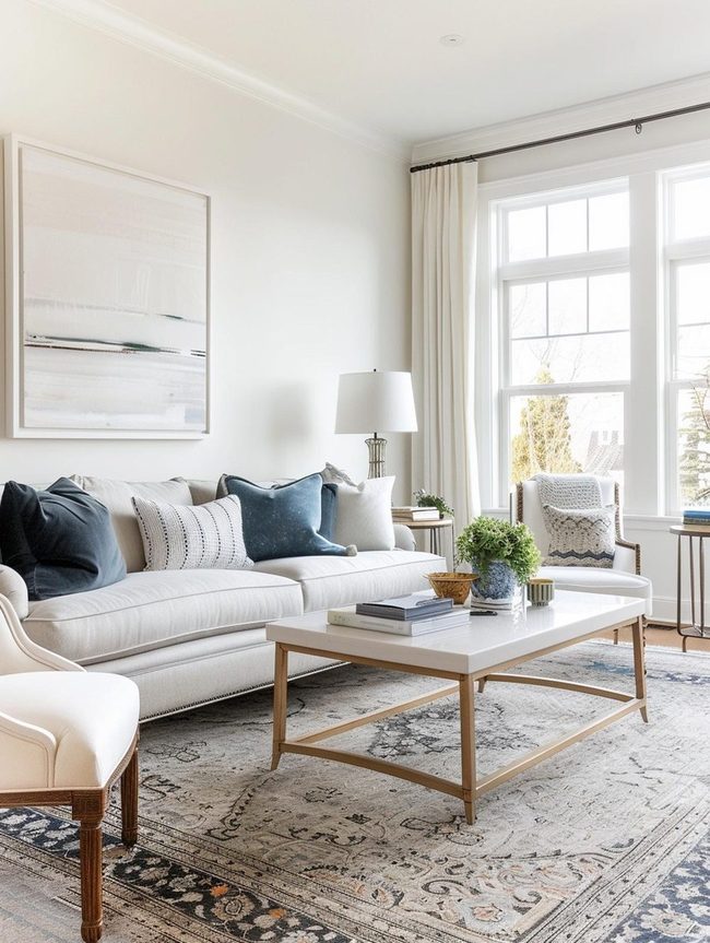 Sofa Anchored Lounge Essentials
