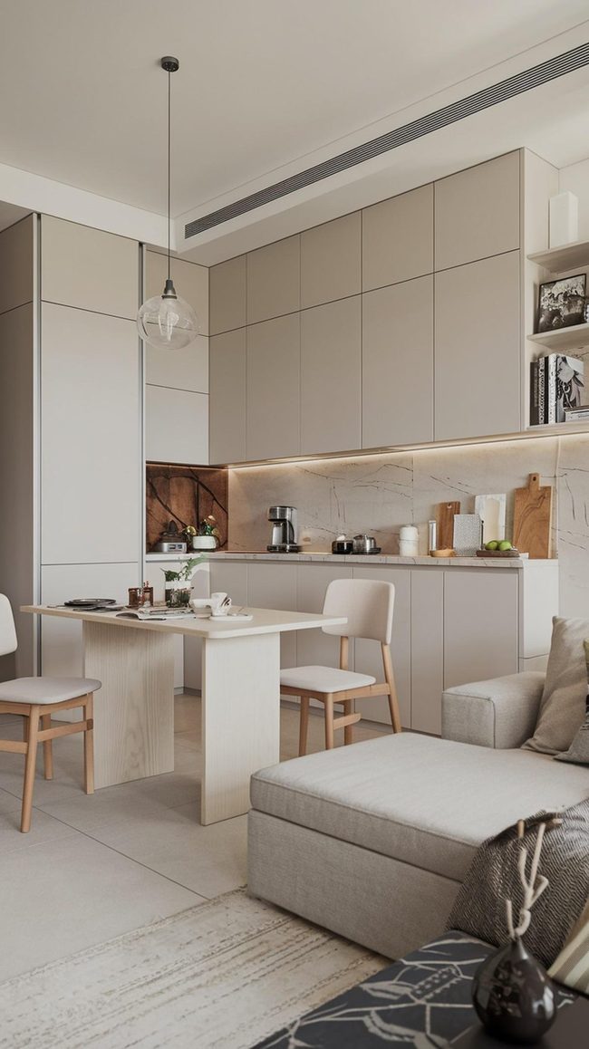 Glass Fronts Expand Compact Living Spaces