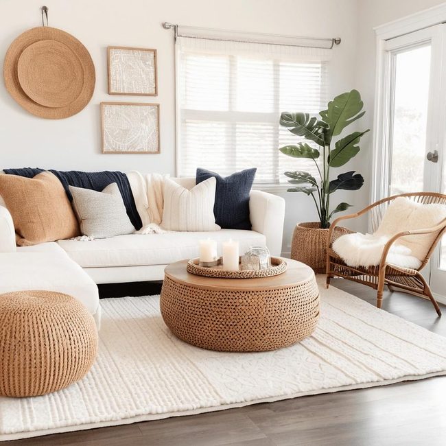 Cream Layers and Plush Fabrics