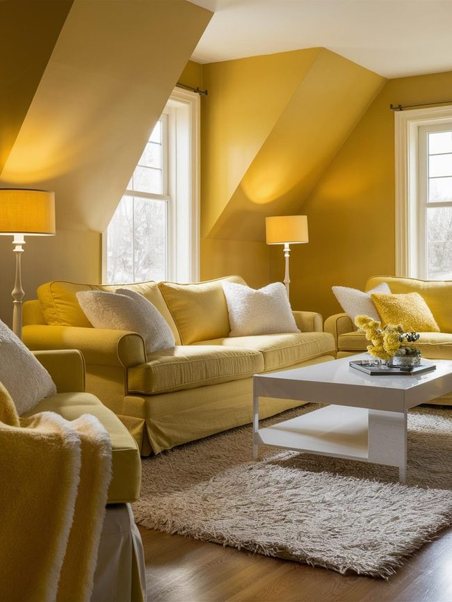 Sunny Yellow Living Room Essentials