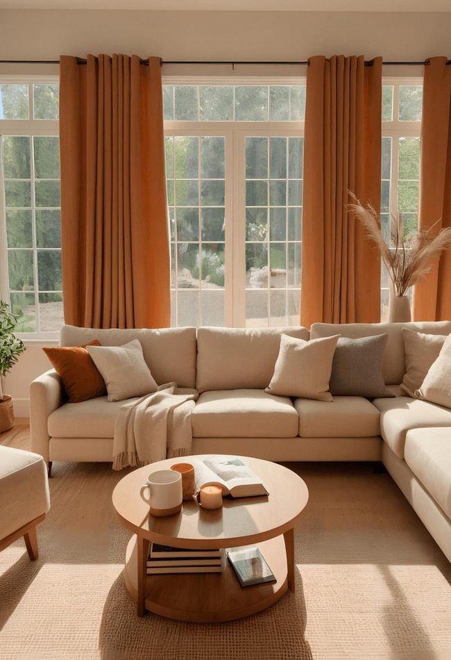 Burnt Orange Linen Luminous Filter