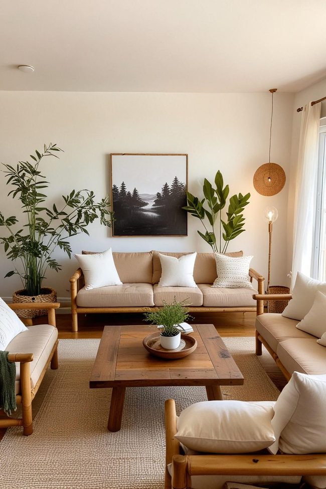 Nature-Inspired Timber Grain Warmth