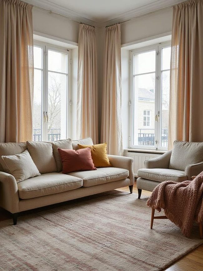 Layered Textiles Transform Living Spaces
