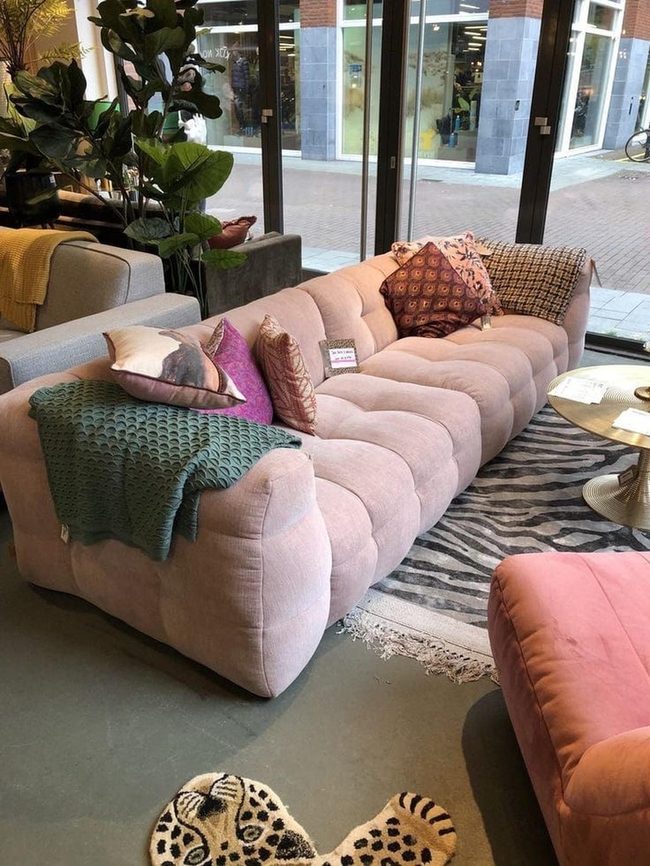 Plush Lounger Modern Comfort Piece