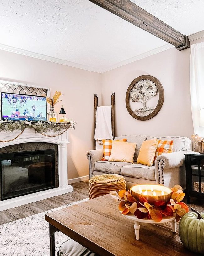 Autumn Gold Living Room
