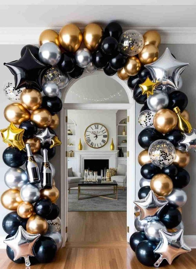 Chromelic Balloon Arch Entrance