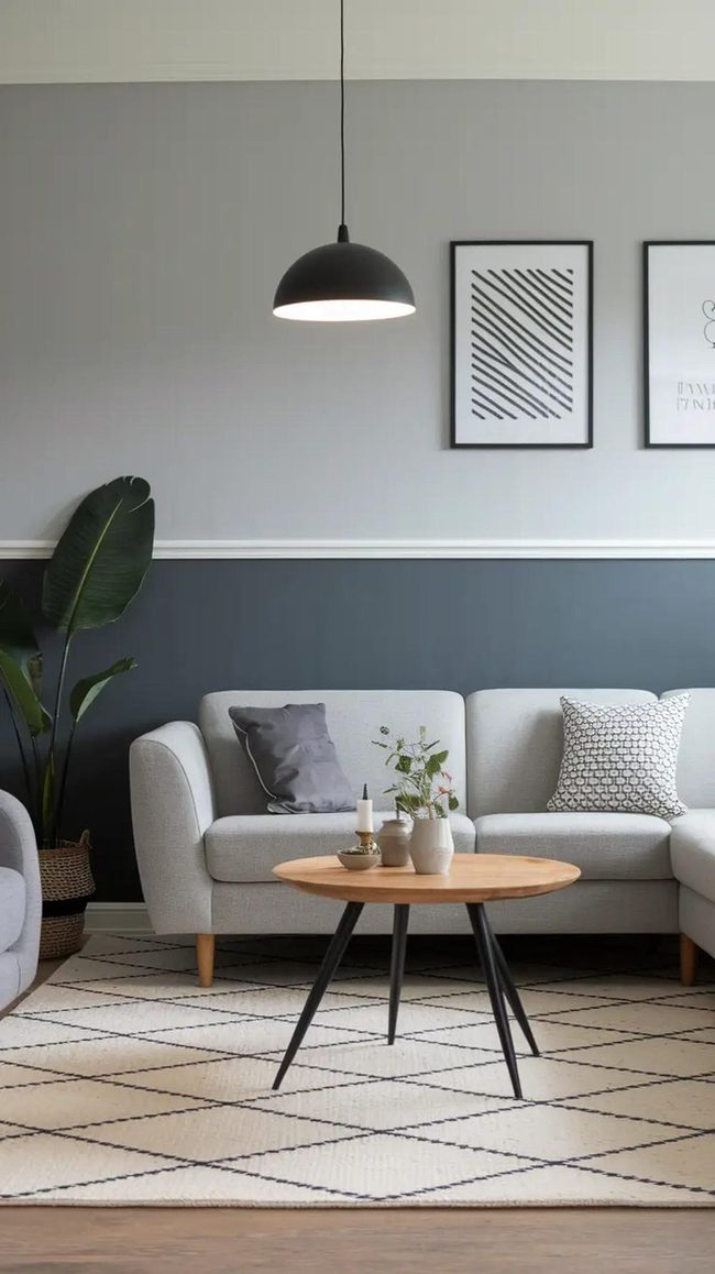 Slate And Dove Grey Walls