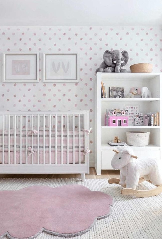 Pink Polka Dots Nursery Paradise