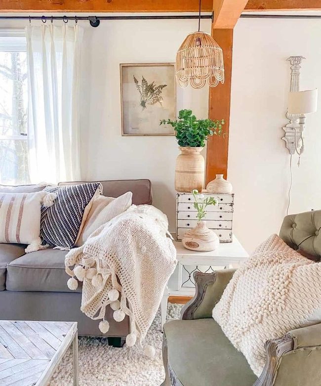 Mossy Green Meets Modern Gray