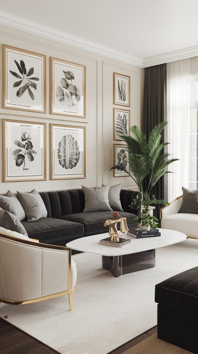 Beige Walls, Colorful Accents