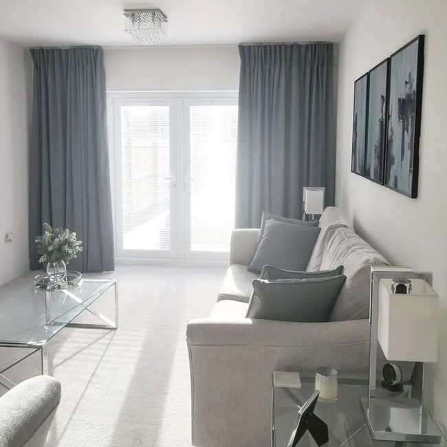 Light Carpet Expands Small Rooms