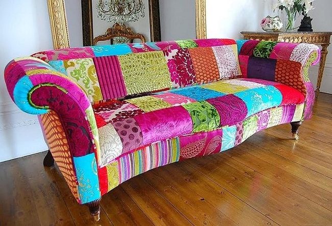 Patchwork Sofa Steals The Show