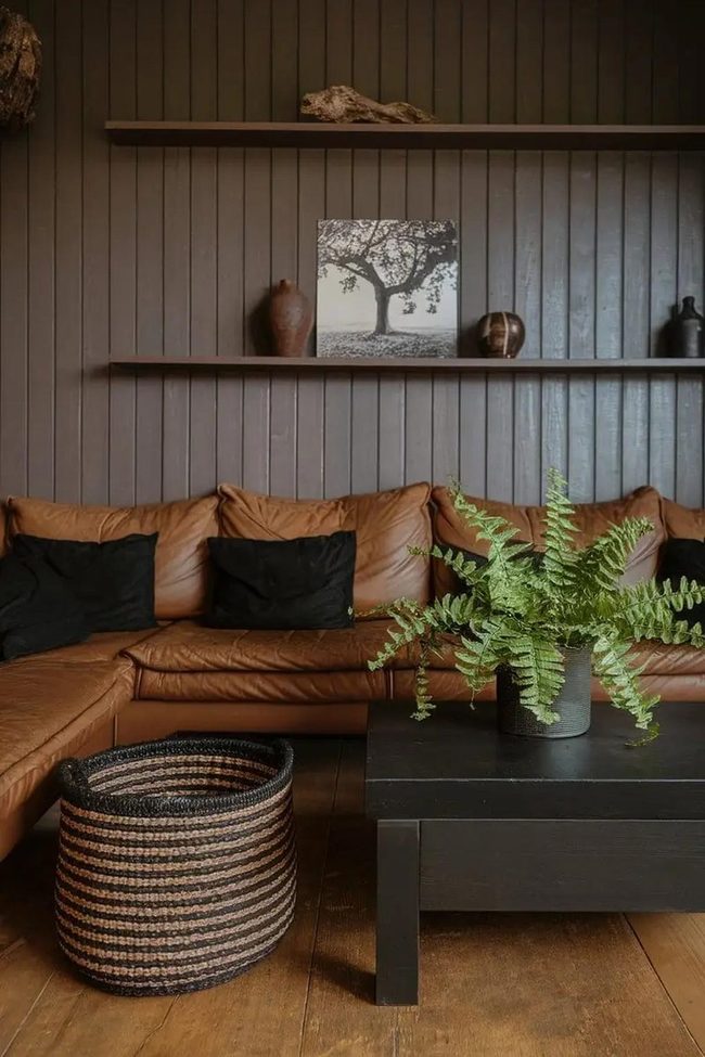Dark Wood And Living Green