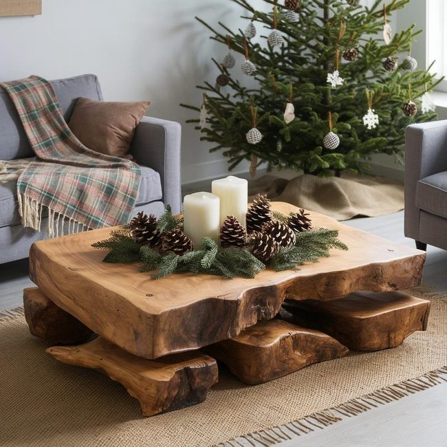 Plaid and Pinecones Parlor
