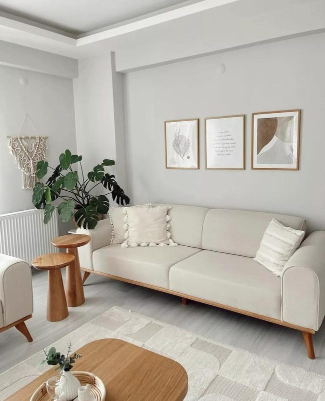 Natural Wood Meets Soft Neutrals