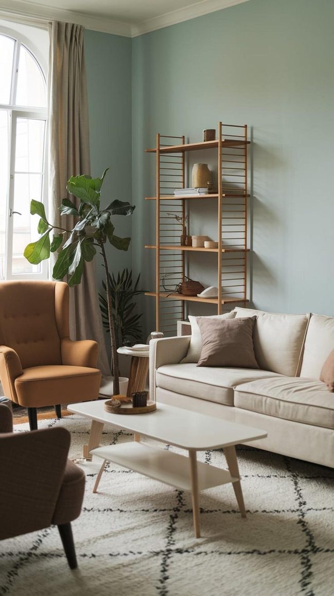 Diffused Pastels And Accent Walls