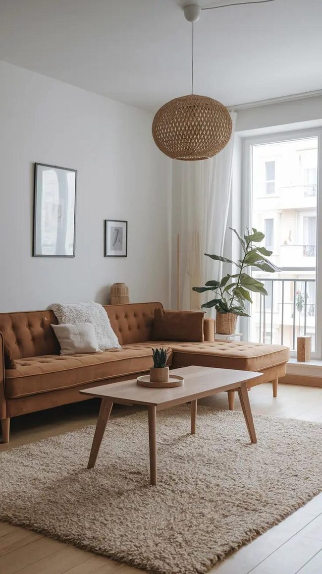 Ivory Pile Rug Anchors Living Spaces