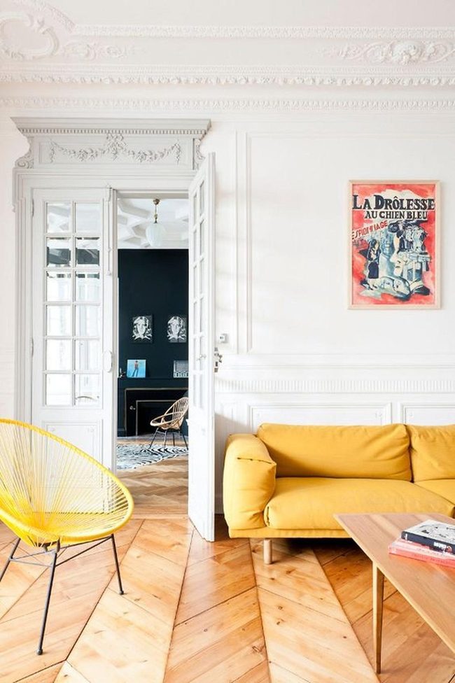 Sunshine Yellow Meets Deep Contrast