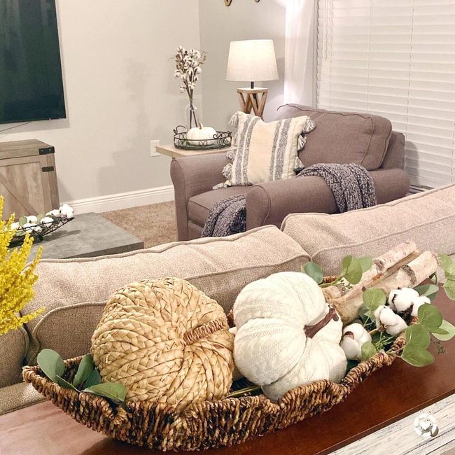 Pumpkin Baskets With Autumn Warmth