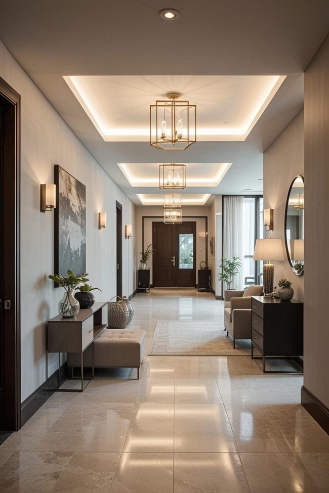 Sculptural Lighting Transforms Neglected Corridors