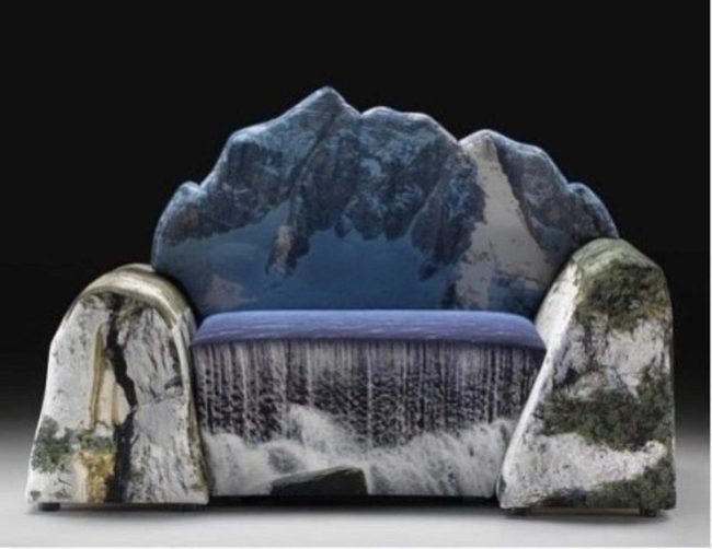 Snowy Mountain Water Chair