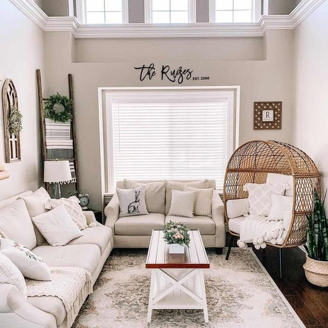 Wooden Ladder Farmhouse Living
