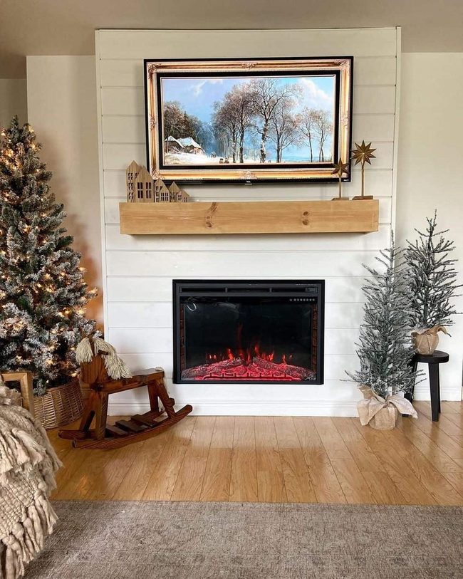 Gold Frame Television Elegance