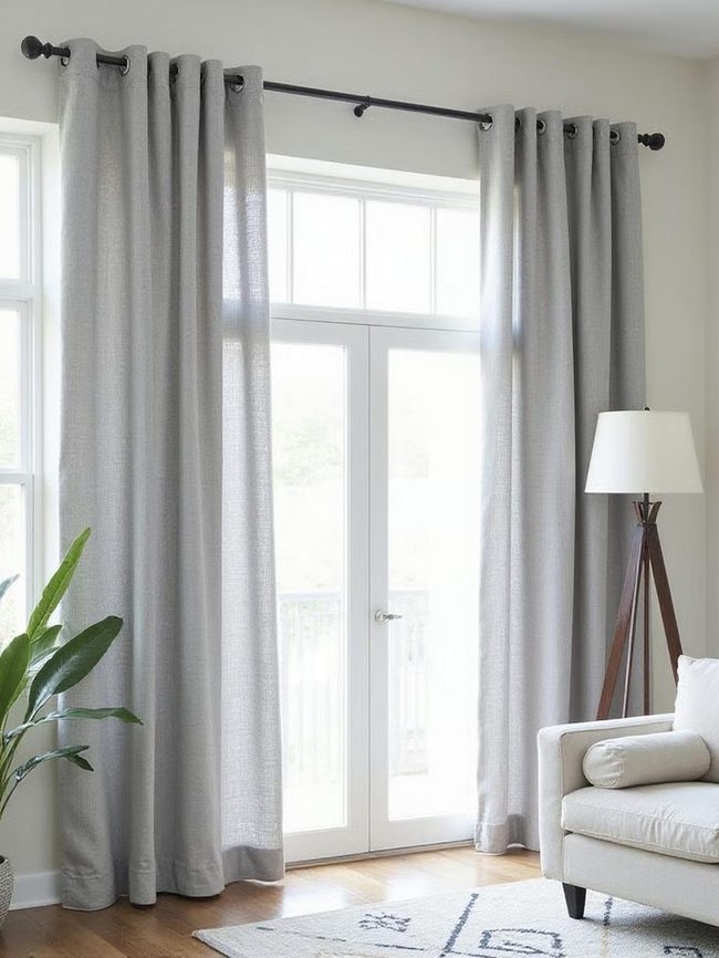 Metal Ring Curtains Hang Clean