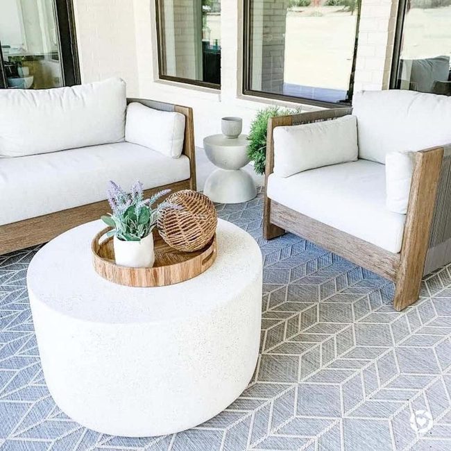Coastal White Patio Escape
