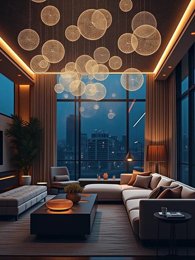 Phone-Controlled Pendant Lamps For Every Moment