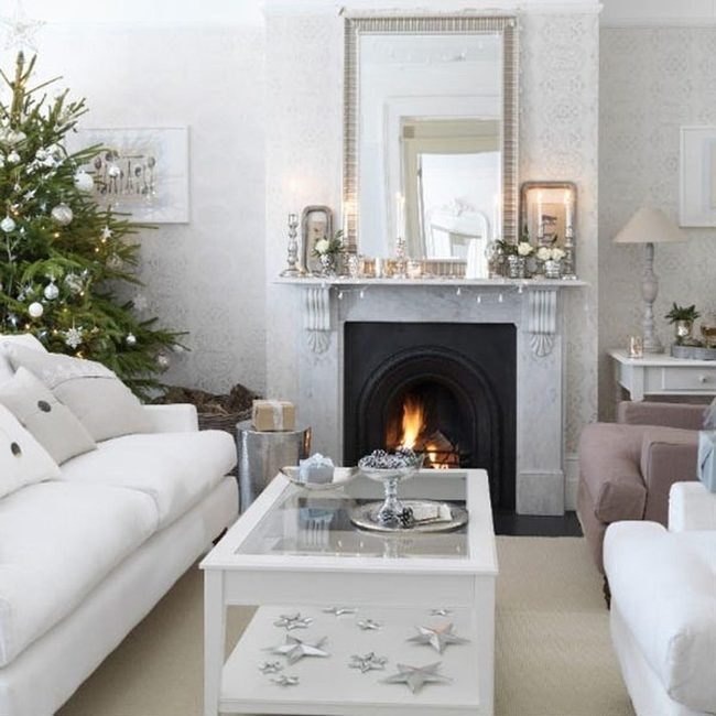 Scandinavian Winter White Sparkle
