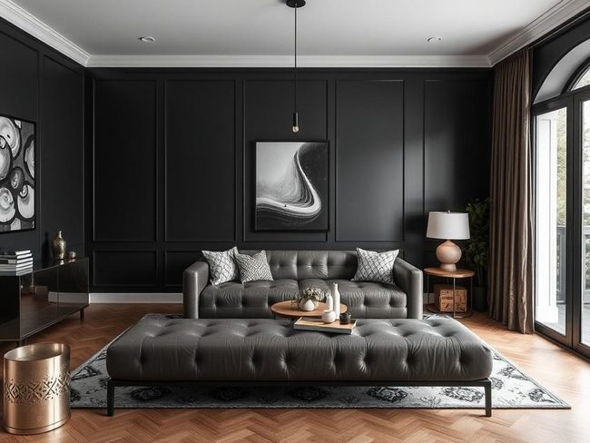 Golden Metals Brighten Dark Spaces