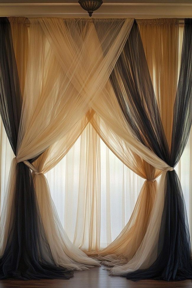 Fabric Panels Hide Ugly Architectural Features
