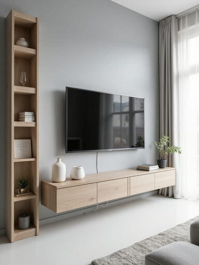Wall-Mounted Tv Space Solutions