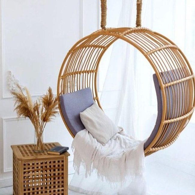 Sculptural Cream Velvet Statement Chair