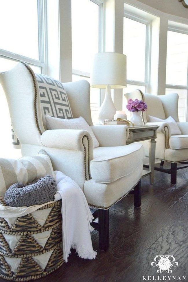 Dark Wood Floors Light Airy Elegance