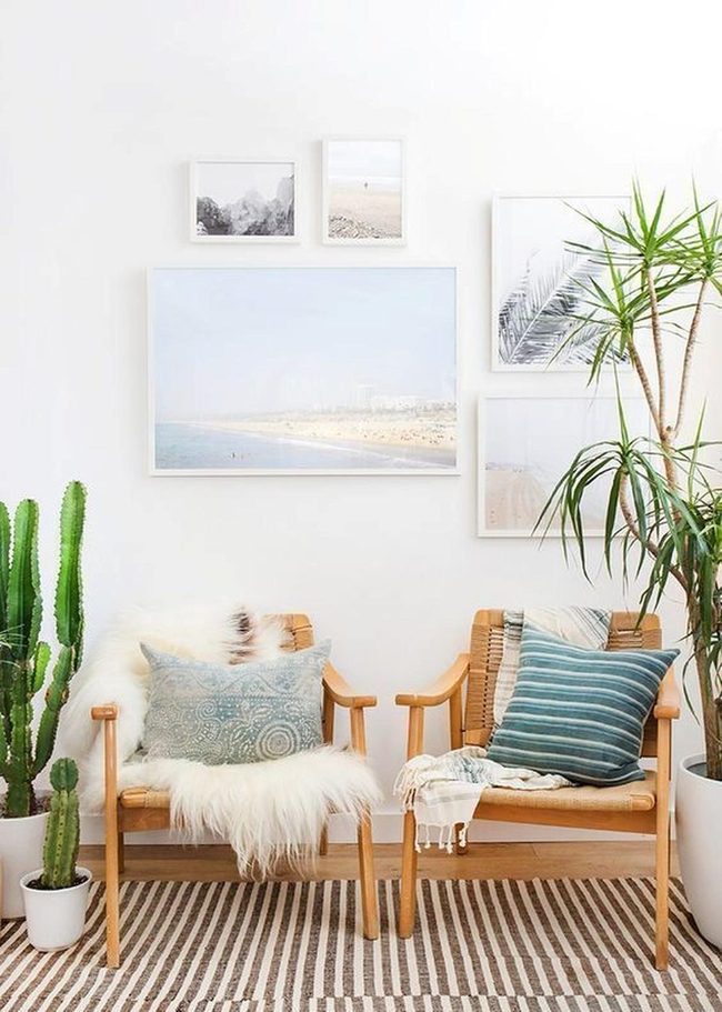 Sunlit Wood And Striped Comfort