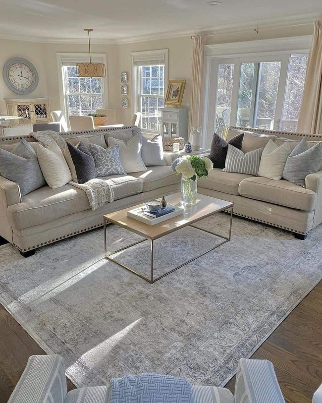 Light Wood Coffee Table Farmhouse Modern