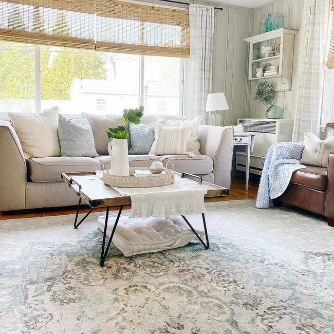 Gray Plaid Farmhouse Curtains