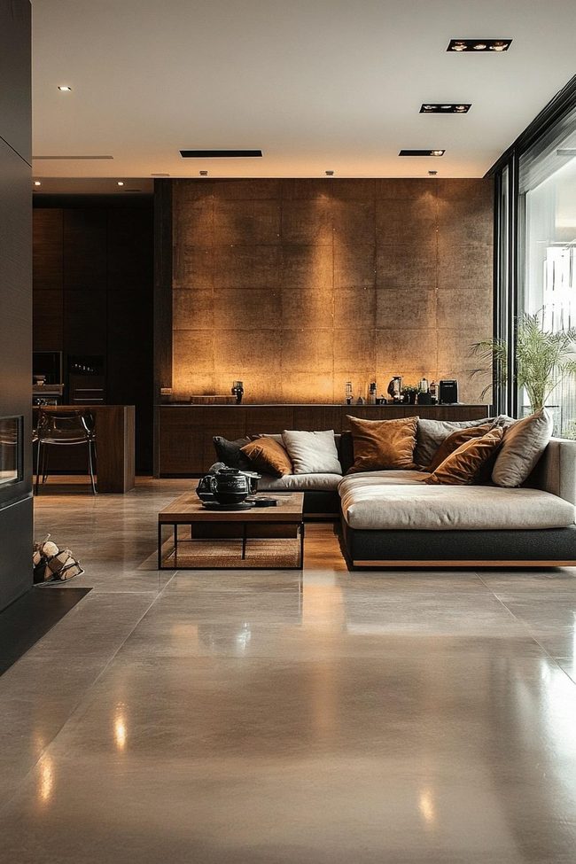 Polished Concrete Industrial Foundation