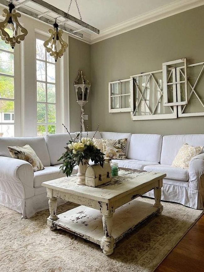Dual Chandeliers Frame Living Elegance