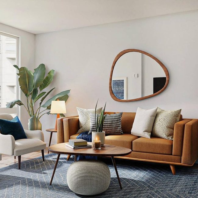 Cognac Leather Meets Coastal Minimal