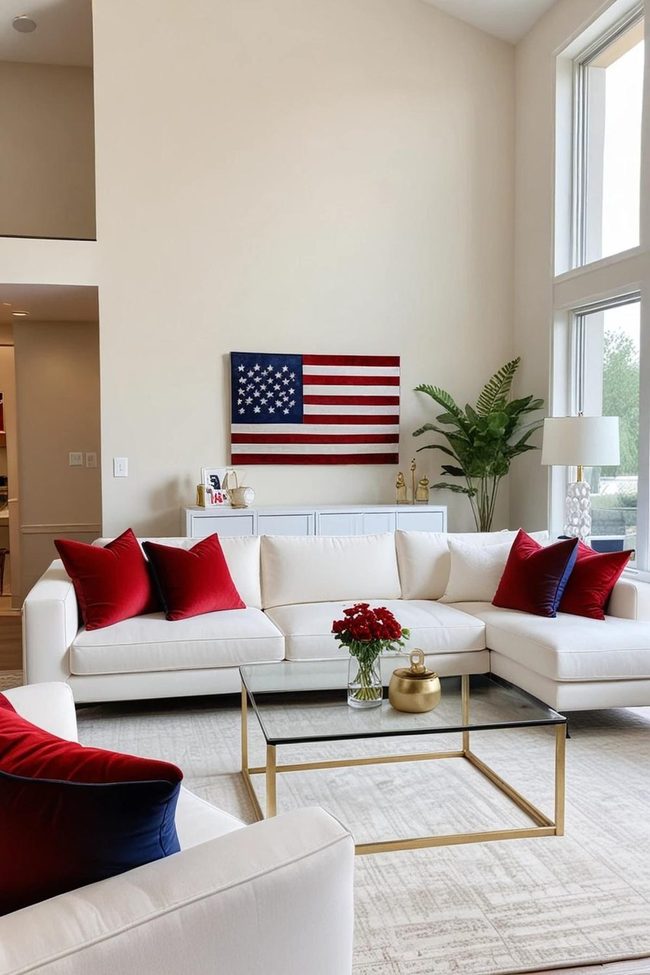 Sunlit Minimalist Patriotic Living