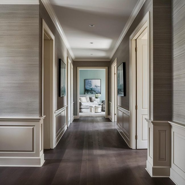 Neutral Hallway, Cohesive Home